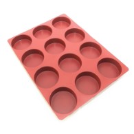 SILICONE MAT 40x30 ROUND 12x ø80mm  