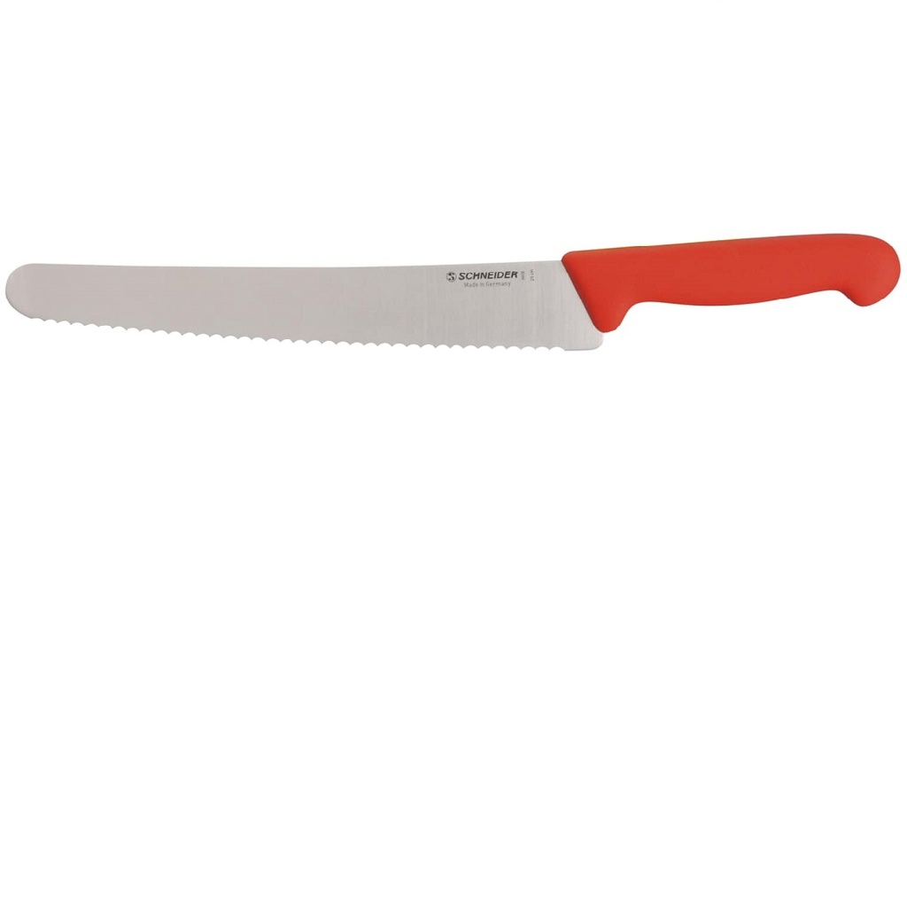 BRÖDKNIV 250mm Tandad RÖD