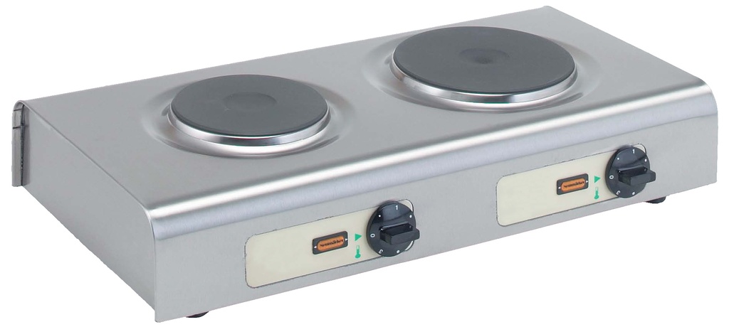 KOKEPLATE Dobbelt ø145 & ø180mm