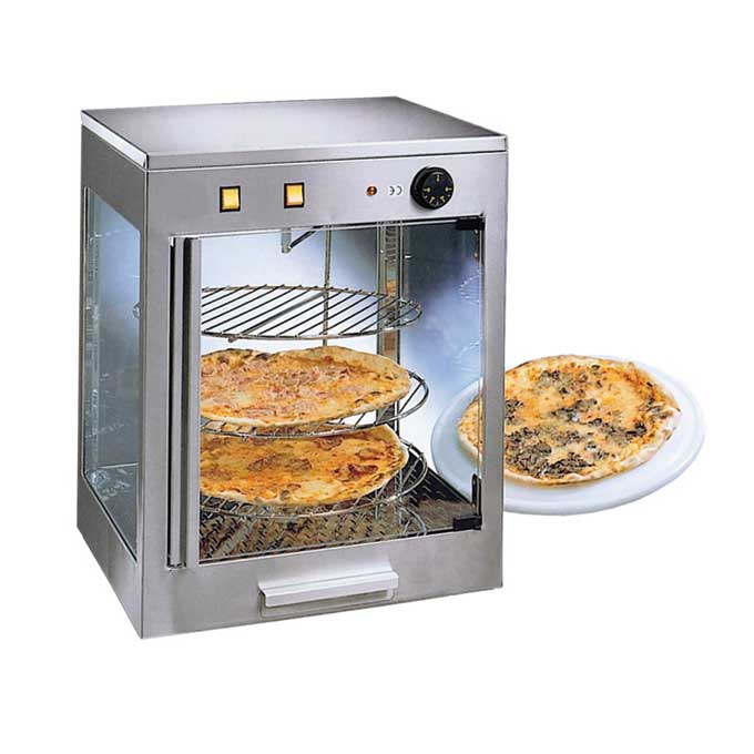 VARMESKAP PIZZA DISPLAY Glass på 4 sider