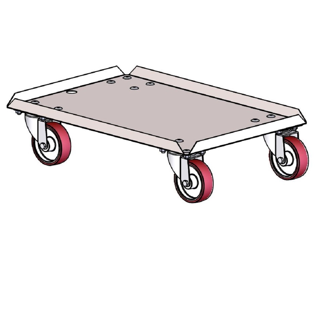 DOLLY 40x60 TETT BUNN Maxlast 400kg