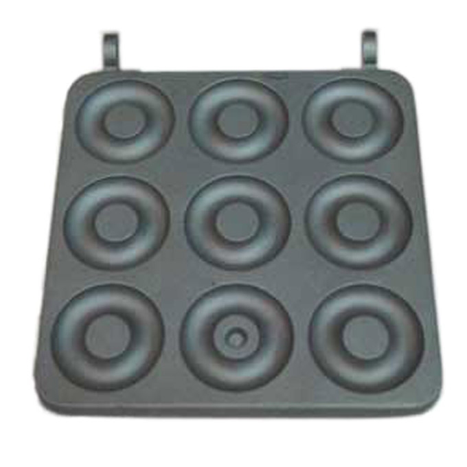 STEKPLATTA VÅFFELJÄRN DONUT 9 våfflor 'BakingSystem' **OUTLET**