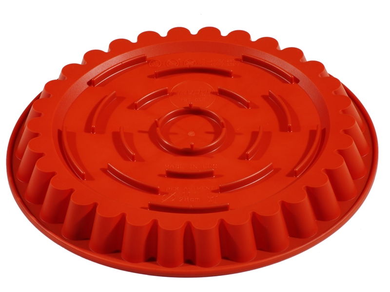 SILIKONFORM RUND BØLGET 1,35L ø260x30mm **OUTLET**