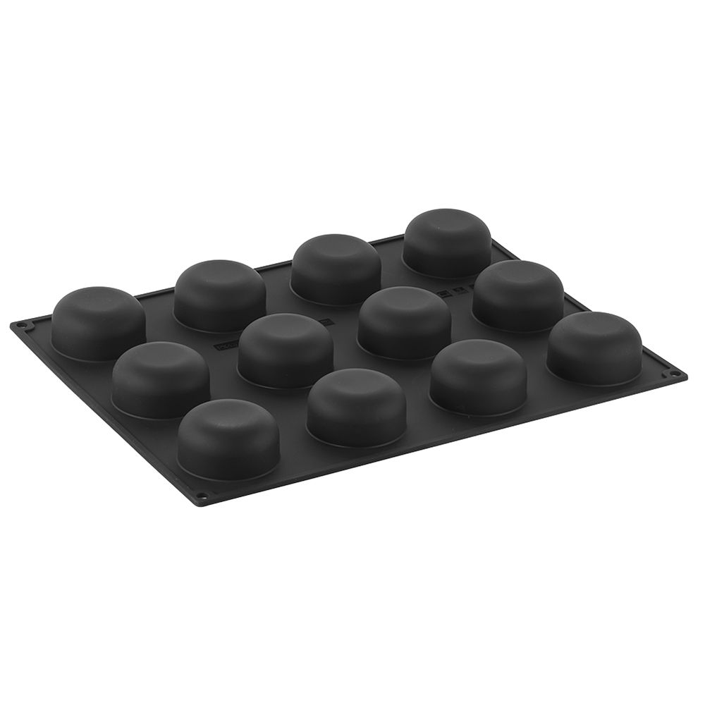 SILIKONEMÅTTE 30x40 RUND 12stk ø66mm