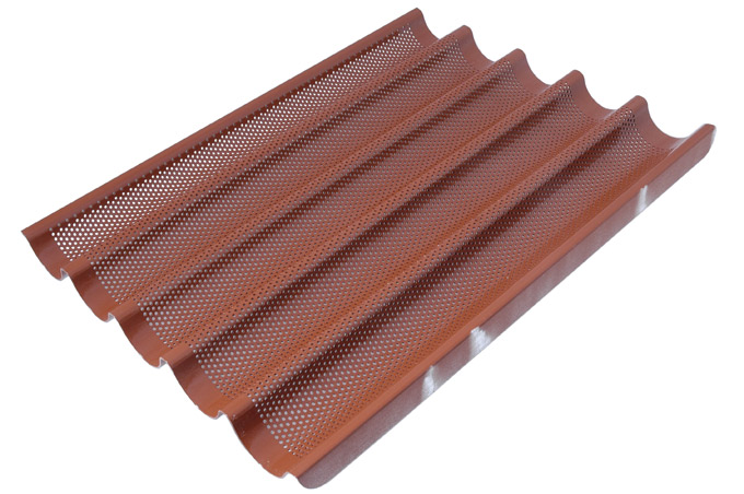 FLUTED TRAY 47x63 5 BAGUETTE RilonElast