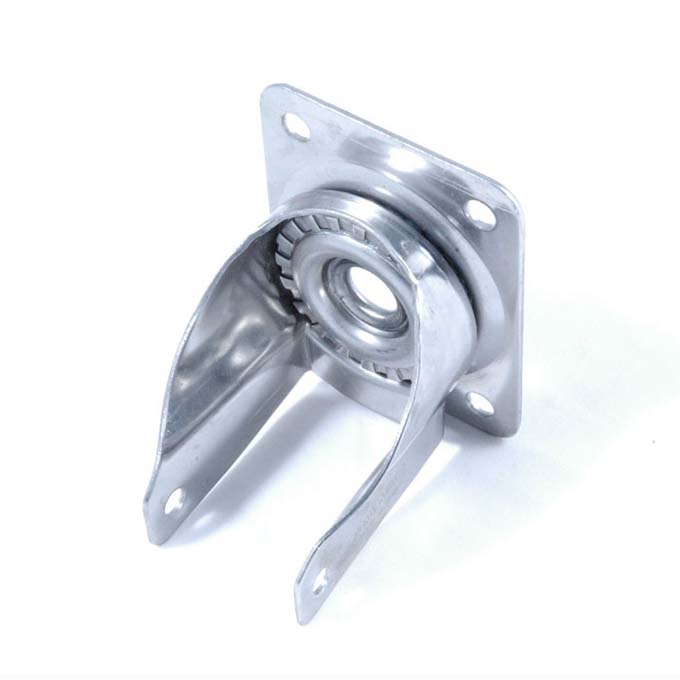 HJULBRAKETT ø100mm Brakettplate Rustfritt stål 
