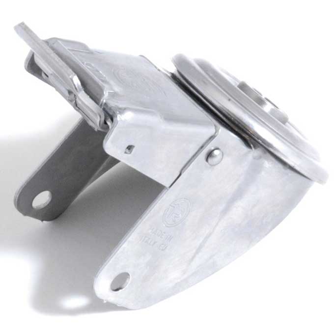 HJULGAFFEL ø100mm Centerhul BREMSE HÅRD Galvaniseret stål 