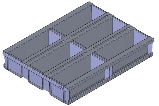 FORMSETT 46x61 6x2,6L SL-type 280mm RilonElast
