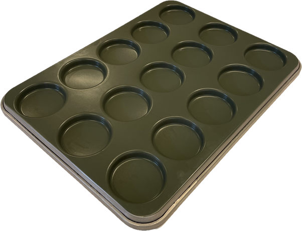 HAMBURGERPLATE 45x60 ø102mm Durashield®