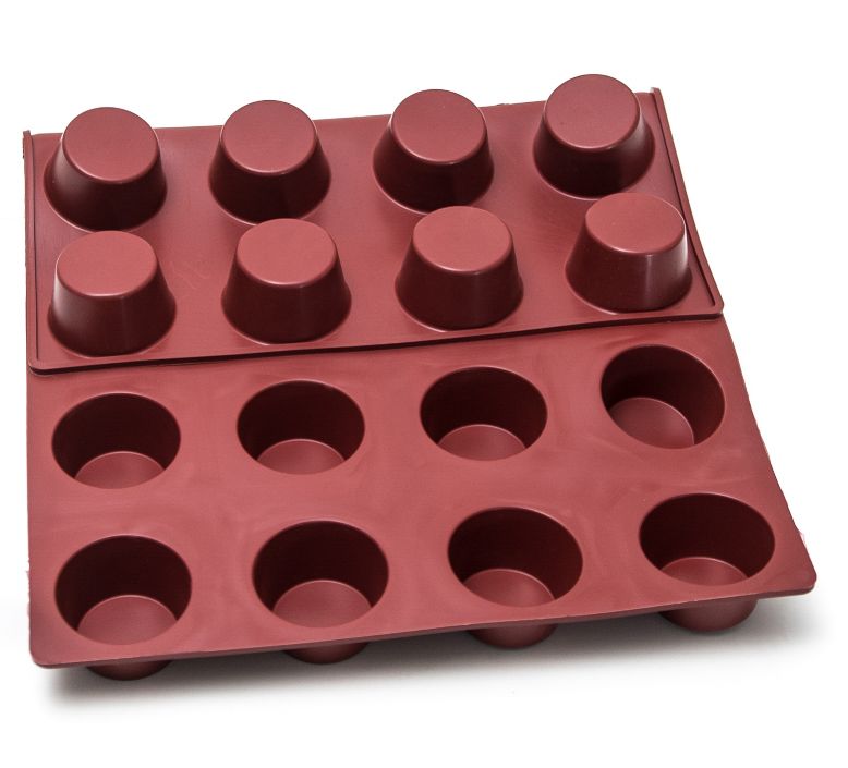 SILIKONEMÅTTE 40x60 MUFFIN 24stk ø67mm 