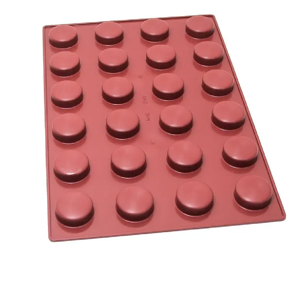 SILIKONMATTA 40x60 RUND 24st ø59mm  