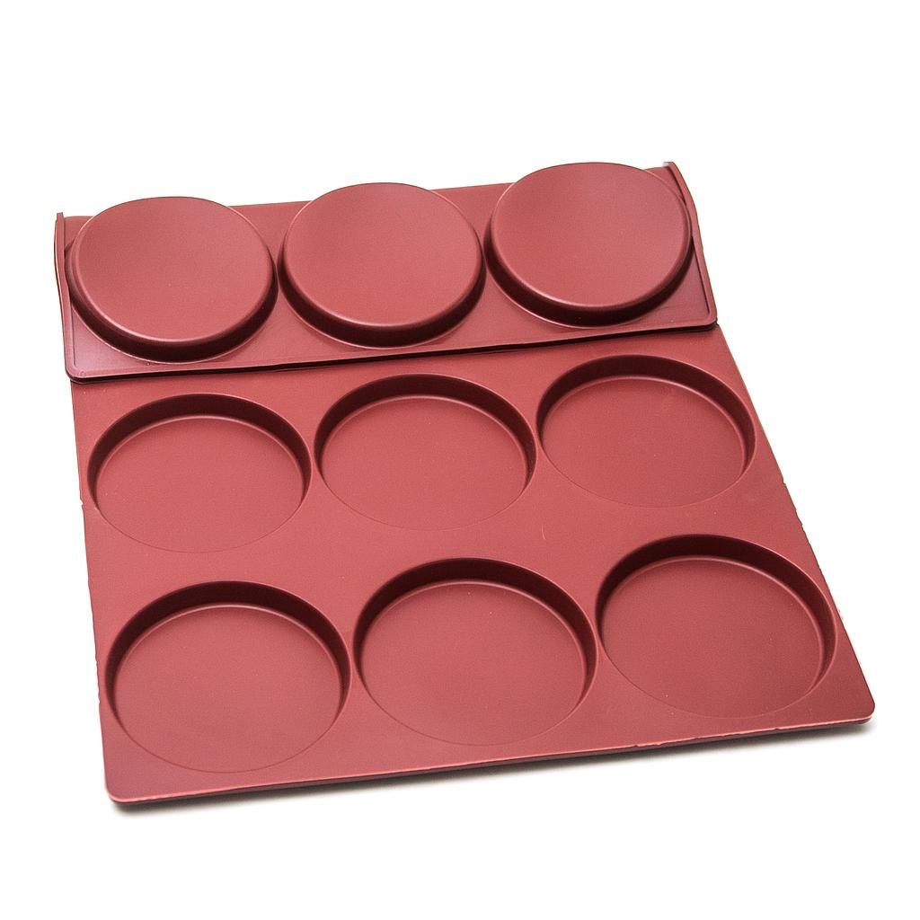 SILIKONMATTE 40x60 RUND 12stk ø124mm 
