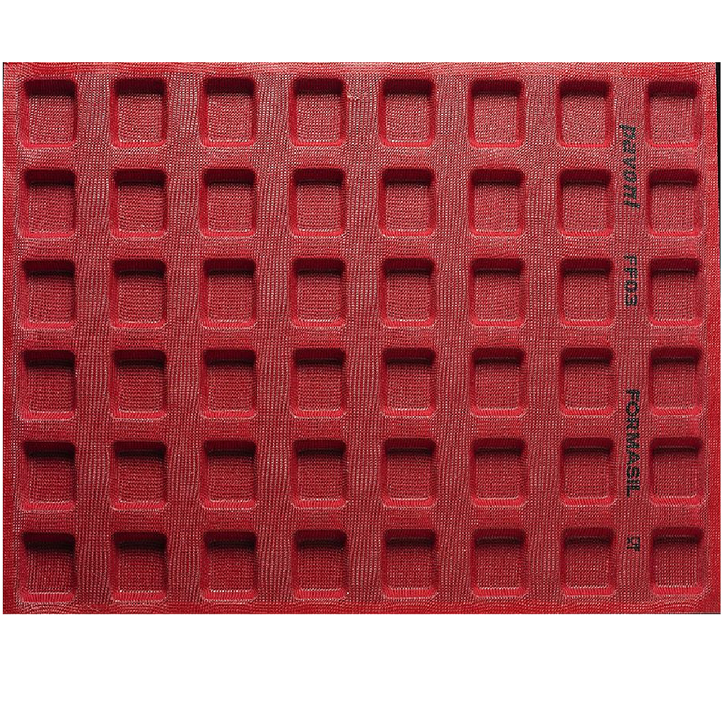SILIKONMATTE 40x60 FIRKANTET 48st 45mm **OUTLET**