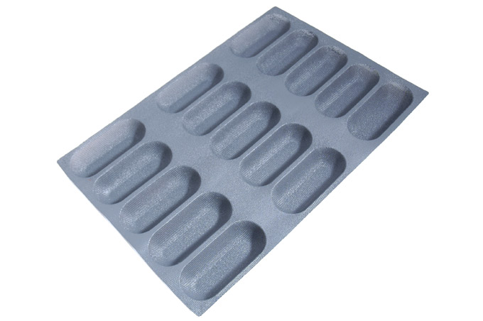 SILICONE MAT  40x60 BAGUETTE 15st 155mm 