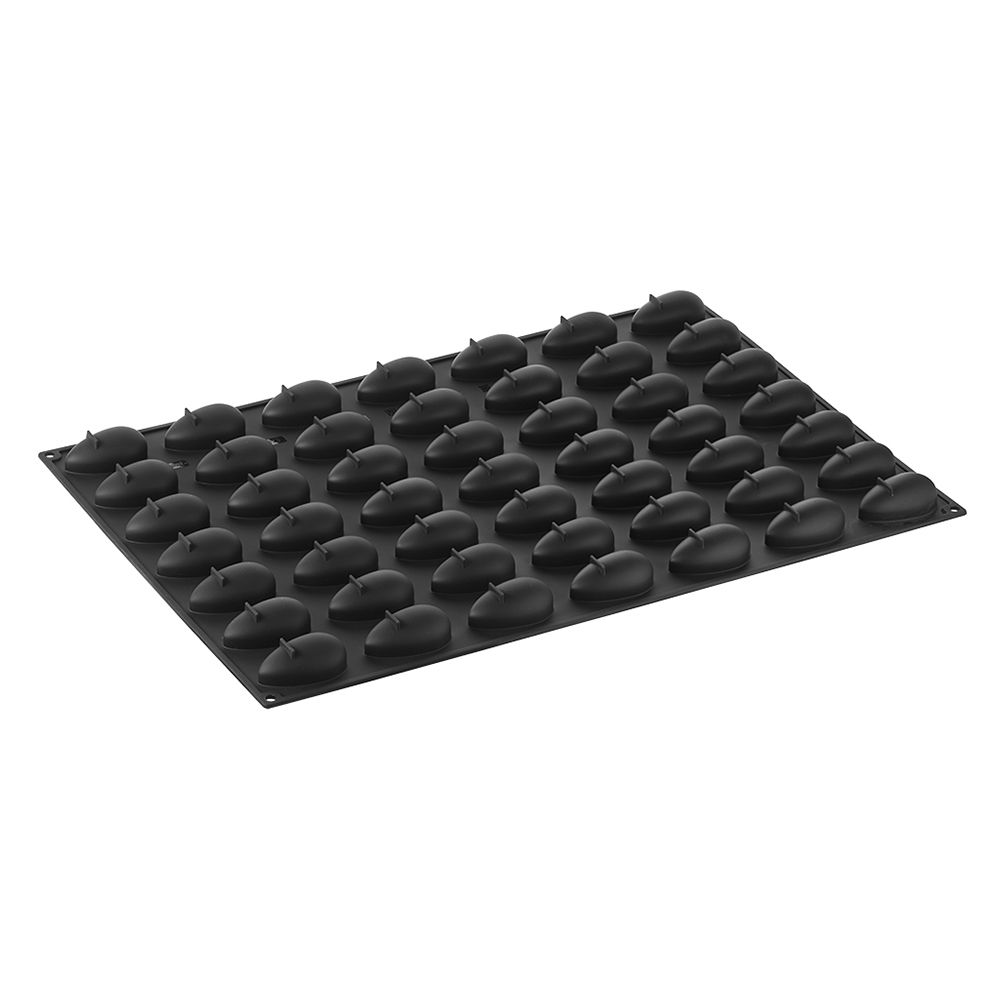 SILICONE MOULD 40x60 QUENELLE 49pcs 66mm 