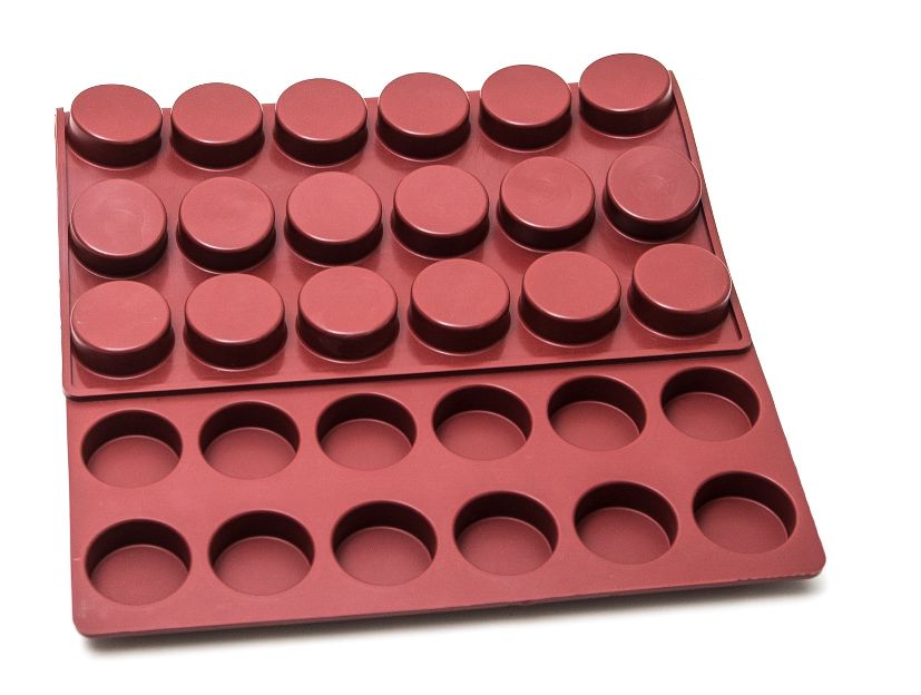 SILICONE MAT 40x60 CYLINDER 48st ø50mm  