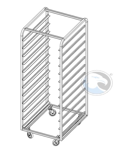 [ORRX-25032] UGNSSTICK 60x80 12-gejder CHASSI RAM-typ **OUTLET**