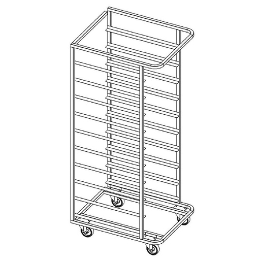 [SRRX-2022-03-011] FERMENTATION RACK 60x80 10-rung *Grids not included