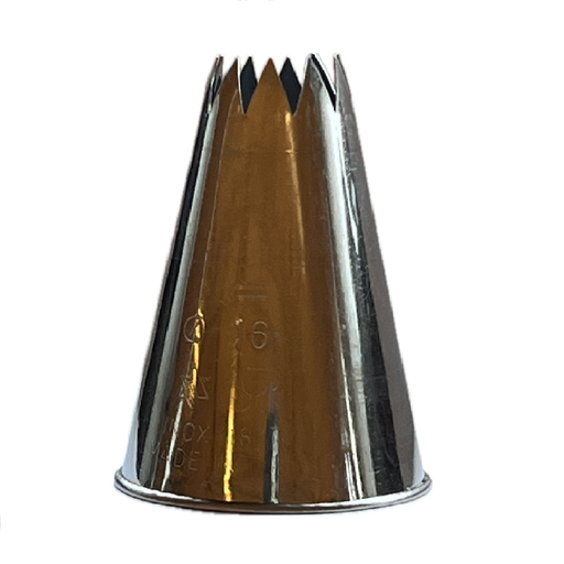 [PI-127-16] PIPING BAG NOZZLE STAR ø16mm