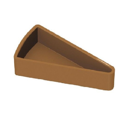 [PI-PIASTRA-18] STEKEPLATE Pavoni Cookmatic TRIANGEL 14stk 115X60/111X56 h 25mm