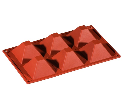 [PI-FR007] SILIKONFORM GN1/3 PYRAMIDE 6st 71mm 