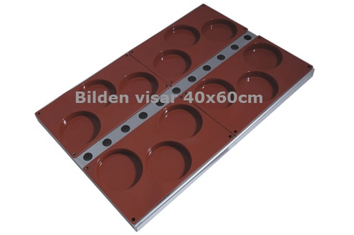 [FORX-14743] MALPLATE 45x60 til 4x Silikonform 'PI-FR023'