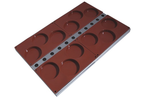 [FORX-14741] MALPLATE 40x60 til 4x Silikonform ’PI-FR023’