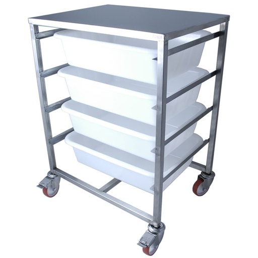 [SRRX-ZTS425] INGREDIENSVOGN med 4x25L plastbeholdere