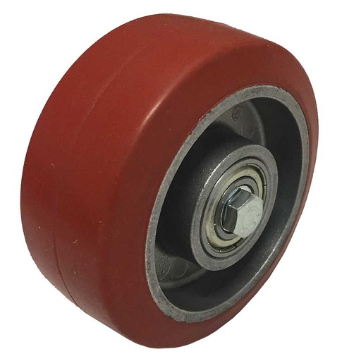[TR-722152] HJUL ø100x40mm Silikongummi Temp -30..+250°C 