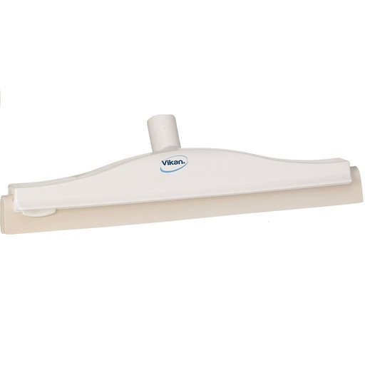 [VK-77625] GOLVSKRAPA 400mm Hygienisk Med utbyteskassett VIT
