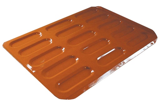 [FORX-6068-re] HOT DOG BUN TRAY 47x63 15x 155mm RilonElast **OUTLET**