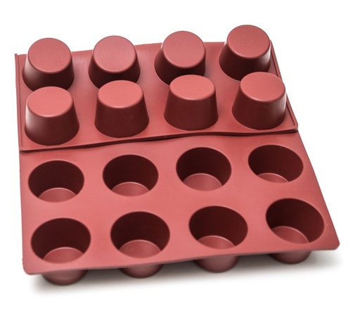 [MA-002743] SILIKONMATTE 40x60 MUFFIN 24stk ø73mm 