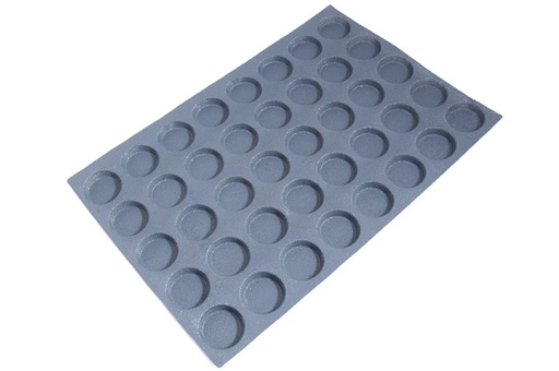 [MA-010283] SILIKONMATTE 40x60 RUND 40stk ø59mm 