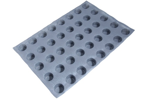 [MA-010865] SILIKONMATTE 40x60 RUND 40stk ø46mm 