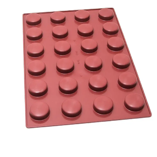 [MA-000141] SILIKONMATTA 40x60 RUND 24st ø59mm  