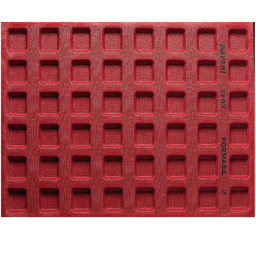 [PI-FF03] SILIKONMATTA 40x60 FYRKANTIG 48st 45mm **OUTLET**