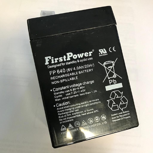 [GI-BAT6] BATTERI til vekt Baxtran Super-SS